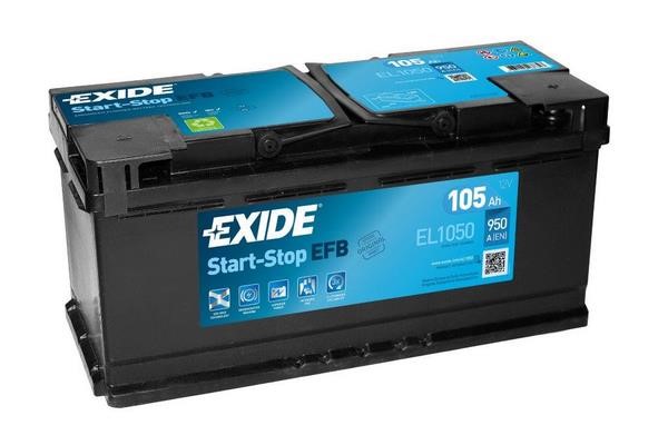 Exide EL1050 Акумулятор Exide EFB Start-Stop 12В 105Аг 950А(EN) R+ EL1050: Приваблива ціна - Купити у Польщі на 2407.PL!