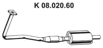 Eberspaecher 08.020.60 Catalytic Converter 0802060: Buy near me in Poland at 2407.PL - Good price!