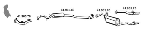 Eberspaecher 412053 Exhaust system 412053: Buy near me in Poland at 2407.PL - Good price!