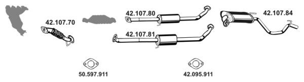 Eberspaecher 422028 Exhaust system 422028: Buy near me in Poland at 2407.PL - Good price!