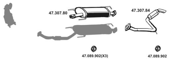 Eberspaecher 472106 Exhaust system 472106: Buy near me at 2407.PL in Poland at an Affordable price!
