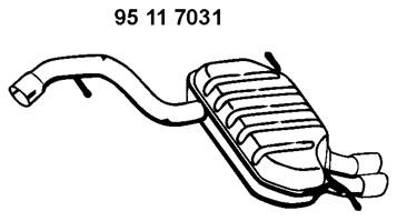 Eberspaecher 95 11 7031 End Silencer 95117031: Buy near me in Poland at 2407.PL - Good price!