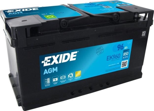 Exide EK960 Akumulator Exide Start-Stop AGM 12V 95AH 850A(EN) R+ EK960: Dobra cena w Polsce na 2407.PL - Kup Teraz!
