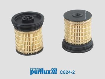 Purflux C824-2 Топливный фильтр C8242: Отличная цена - Купить в Польше на 2407.PL!