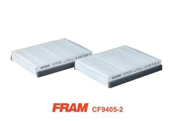Fram CF9405-2 Filtr kabinowy CF94052: Dobra cena w Polsce na 2407.PL - Kup Teraz!