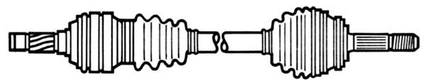 Friesen FDS1734 Drive shaft FDS1734: Buy near me in Poland at 2407.PL - Good price!