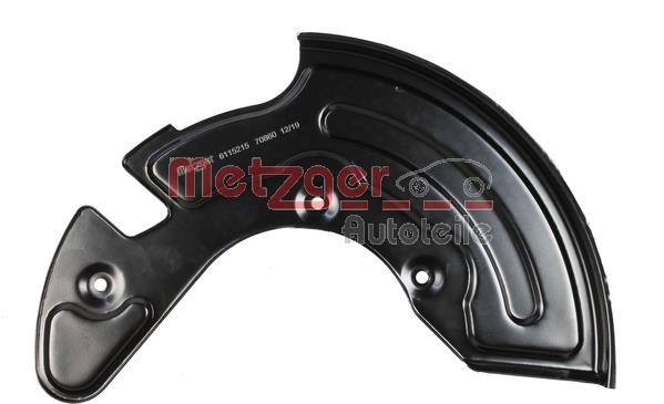 Metzger 6115215 Brake dust shield 6115215: Buy near me in Poland at 2407.PL - Good price!