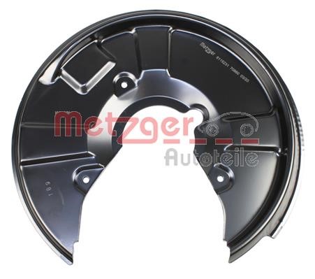 Metzger 6115231 Brake dust shield 6115231: Buy near me in Poland at 2407.PL - Good price!