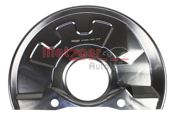 Metzger 6115238 Brake dust shield 6115238: Buy near me in Poland at 2407.PL - Good price!