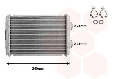 Van Wezel 01006158 Heat exchanger, interior heating 01006158: Buy near me at 2407.PL in Poland at an Affordable price!