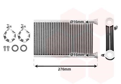 Van Wezel 06016701 Heat exchanger, interior heating 06016701: Buy near me in Poland at 2407.PL - Good price!