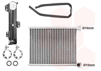 Van Wezel 43016700 Heat exchanger, interior heating 43016700: Buy near me at 2407.PL in Poland at an Affordable price!