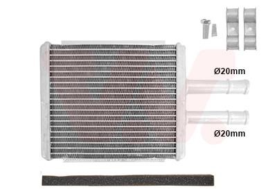 Van Wezel 58016702 Heat exchanger, interior heating 58016702: Buy near me in Poland at 2407.PL - Good price!