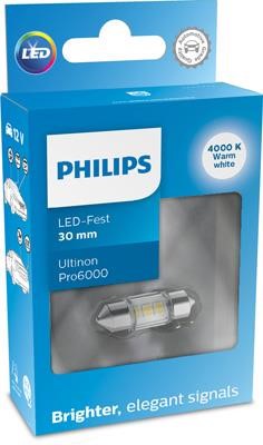 Philips 11860WU60X1 Lampa LED Philips Ultinon Pro6000 LED Festoon (C5W) 12V 1W 11860WU60X1: Dobra cena w Polsce na 2407.PL - Kup Teraz!