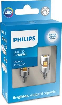 Philips 11961CU60X2 Lampa LED Philips Ultinon Pro6000 LED T10 (W5W) 12V 0,9W 11961CU60X2: Atrakcyjna cena w Polsce na 2407.PL - Zamów teraz!