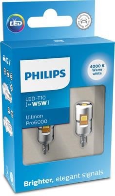 Philips 11961WU60X2 Lampa LED Philips Ultinon Pro6000 LED T10 (W5W) 12V 0,9W 11961WU60X2: Atrakcyjna cena w Polsce na 2407.PL - Zamów teraz!