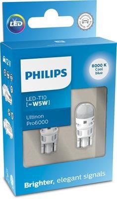 Philips 11961XU60X2 Lampa LED Philips Ultinon Pro6000 LED T10 (W5W) 12V 0,7W 11961XU60X2: Dobra cena w Polsce na 2407.PL - Kup Teraz!