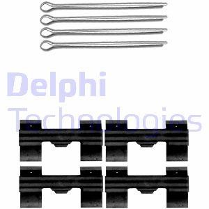 Delphi LX0648 Mounting kit brake pads LX0648: Buy near me in Poland at 2407.PL - Good price!