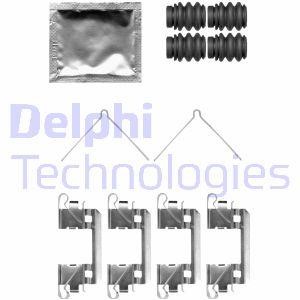 Delphi LX0762 Комплект монтажний гальмівних колодок LX0762: Приваблива ціна - Купити у Польщі на 2407.PL!
