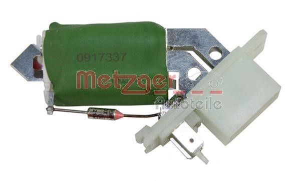 Metzger 0917337 Resistor, interior blower 0917337: Buy near me in Poland at 2407.PL - Good price!
