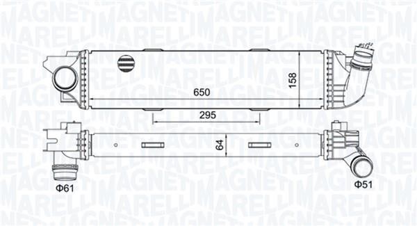 Magneti marelli 351319205920 Інтеркулер 351319205920: Приваблива ціна - Купити у Польщі на 2407.PL!