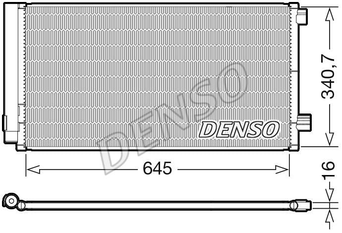 DENSO DCN06020 Радіатор кондиціонера (Конденсатор) DCN06020: Приваблива ціна - Купити у Польщі на 2407.PL!
