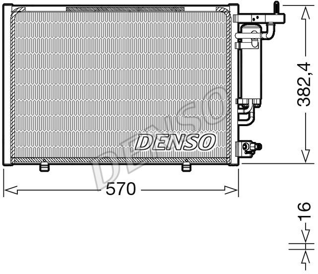 DENSO DCN10052 Радіатор кондиціонера (Конденсатор) DCN10052: Приваблива ціна - Купити у Польщі на 2407.PL!