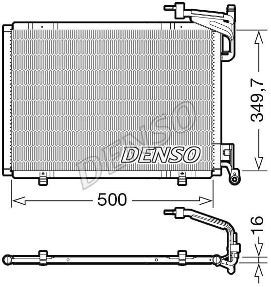 DENSO DCN10055 Радиатор кондиционера (Конденсатор) DCN10055: Отличная цена - Купить в Польше на 2407.PL!