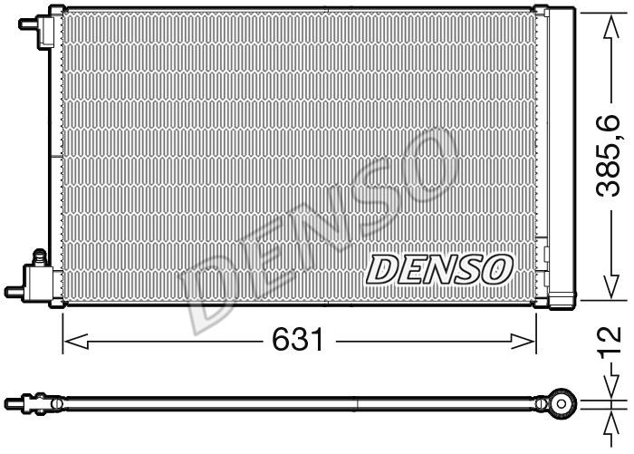 DENSO DCN20039 Радиатор кондиционера (Конденсатор) DCN20039: Отличная цена - Купить в Польше на 2407.PL!