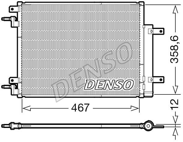 DENSO DCN20046 Радіатор кондиціонера (Конденсатор) DCN20046: Купити у Польщі - Добра ціна на 2407.PL!