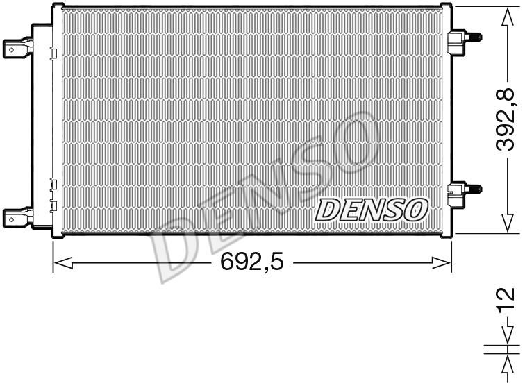 DENSO DCN20047 Радиатор кондиционера (Конденсатор) DCN20047: Отличная цена - Купить в Польше на 2407.PL!