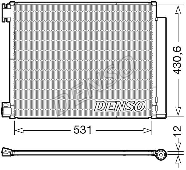 DENSO DCN23039 Радиатор кондиционера (Конденсатор) DCN23039: Отличная цена - Купить в Польше на 2407.PL!