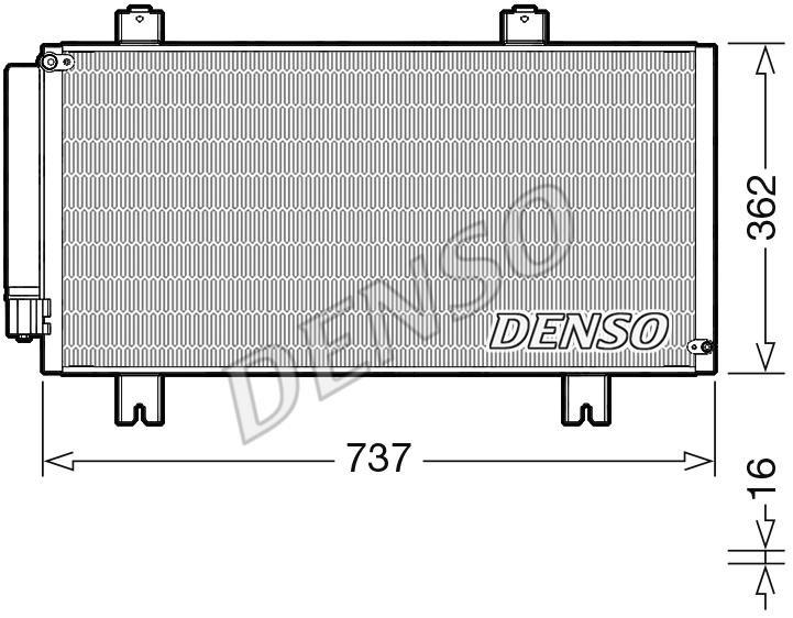 DENSO DCN40029 Радиатор кондиционера (Конденсатор) DCN40029: Отличная цена - Купить в Польше на 2407.PL!