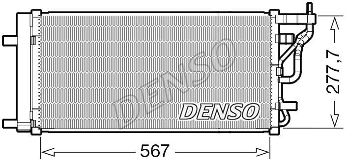 DENSO DCN41024 Радіатор кондиціонера (Конденсатор) DCN41024: Приваблива ціна - Купити у Польщі на 2407.PL!