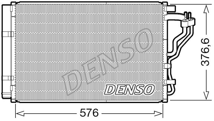 DENSO DCN43008 Радіатор кондиціонера (Конденсатор) DCN43008: Приваблива ціна - Купити у Польщі на 2407.PL!