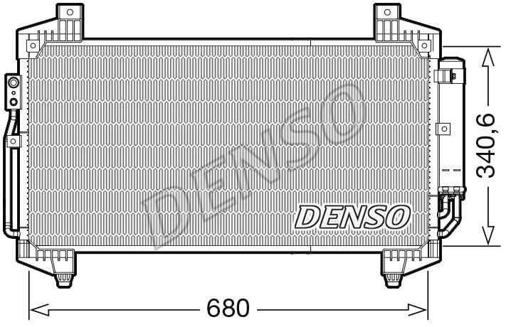 DENSO DCN45014 Радіатор кондиціонера (Конденсатор) DCN45014: Приваблива ціна - Купити у Польщі на 2407.PL!