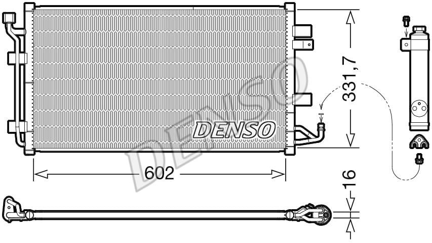 DENSO DCN46035 Cooler Module DCN46035: Buy near me in Poland at 2407.PL - Good price!