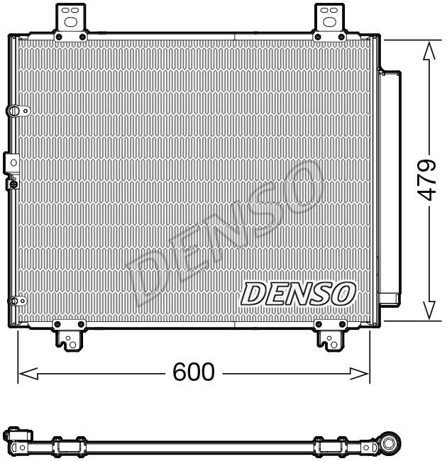 DENSO DCN50118 Радиатор кондиционера (Конденсатор) DCN50118: Отличная цена - Купить в Польше на 2407.PL!