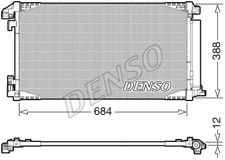 DENSO DCN50119 Радиатор кондиционера (Конденсатор) DCN50119: Отличная цена - Купить в Польше на 2407.PL!