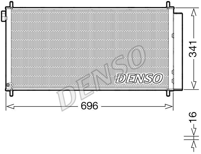 DENSO DCN50121 Радиатор кондиционера (Конденсатор) DCN50121: Отличная цена - Купить в Польше на 2407.PL!