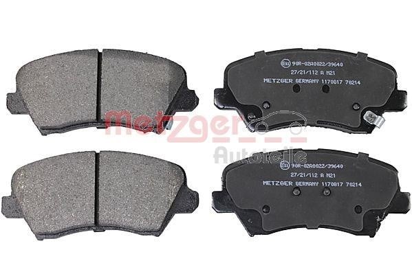 Metzger 1170817 Brake Pad Set, disc brake 1170817: Buy near me in Poland at 2407.PL - Good price!