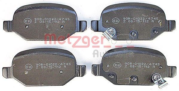 Metzger 1170818 Brake Pad Set, disc brake 1170818: Buy near me at 2407.PL in Poland at an Affordable price!