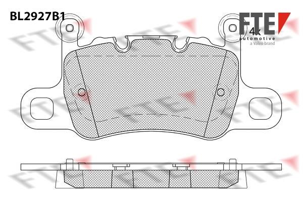 FTE BL2927B1 Brake Pad Set, disc brake BL2927B1: Buy near me at 2407.PL in Poland at an Affordable price!