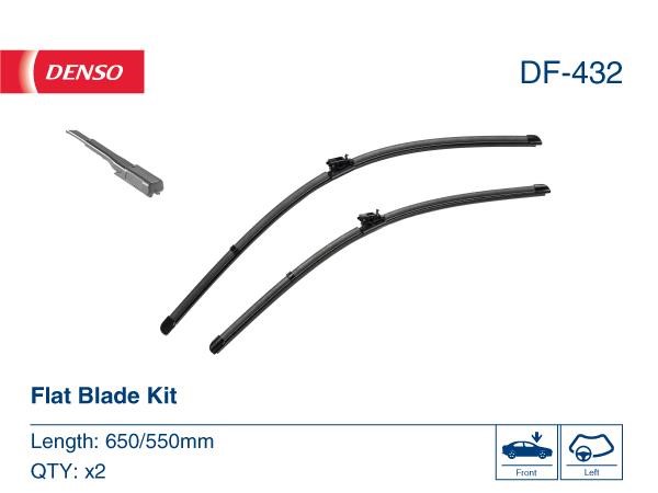 DENSO DF-432 Denso Flat Frameless Wiper Brush Set 650/550 DF432: Buy near me at 2407.PL in Poland at an Affordable price!