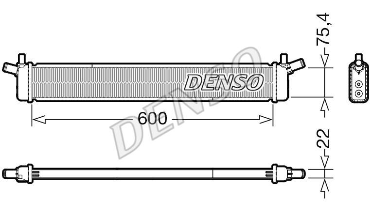 DENSO DRM50136 Radiator, engine cooling DRM50136: Buy near me in Poland at 2407.PL - Good price!