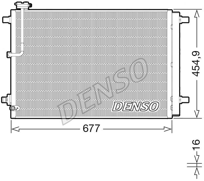DENSO DCN02046 Радіатор кондиціонера (Конденсатор) DCN02046: Купити у Польщі - Добра ціна на 2407.PL!