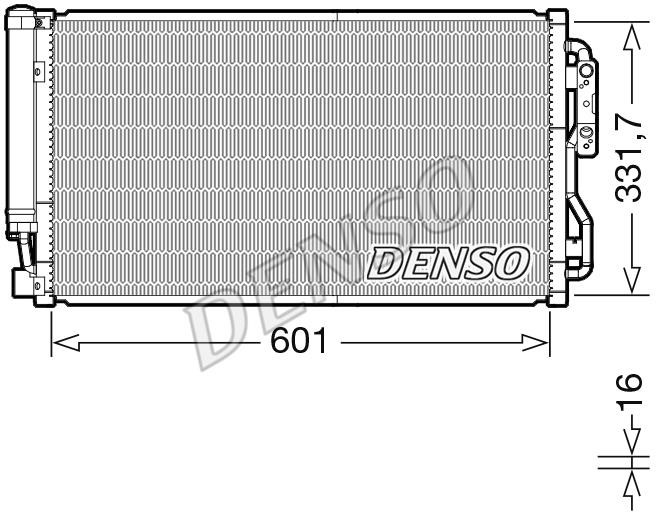 DENSO DCN05105 Радіатор кондиціонера (Конденсатор) DCN05105: Приваблива ціна - Купити у Польщі на 2407.PL!