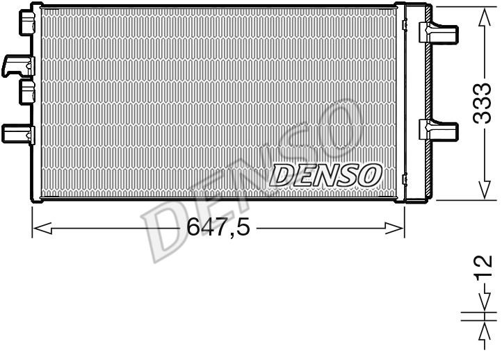 DENSO DCN05108 Радиатор кондиционера (Конденсатор) DCN05108: Отличная цена - Купить в Польше на 2407.PL!