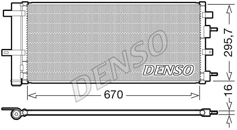 DENSO DCN10053 Радіатор кондиціонера (Конденсатор) DCN10053: Приваблива ціна - Купити у Польщі на 2407.PL!