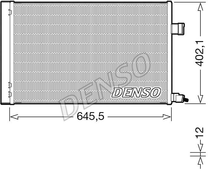 DENSO DCN11009 Радиатор кондиционера (Конденсатор) DCN11009: Купить в Польше - Отличная цена на 2407.PL!